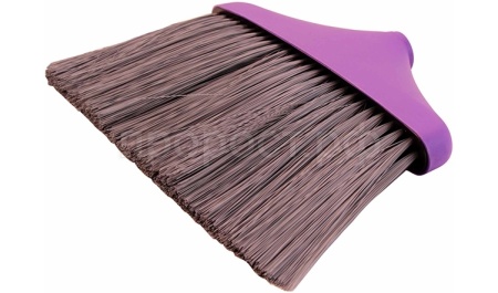 Щетка для уборки мусора МЕГА с длинным ворсом фиолетовый М5112
